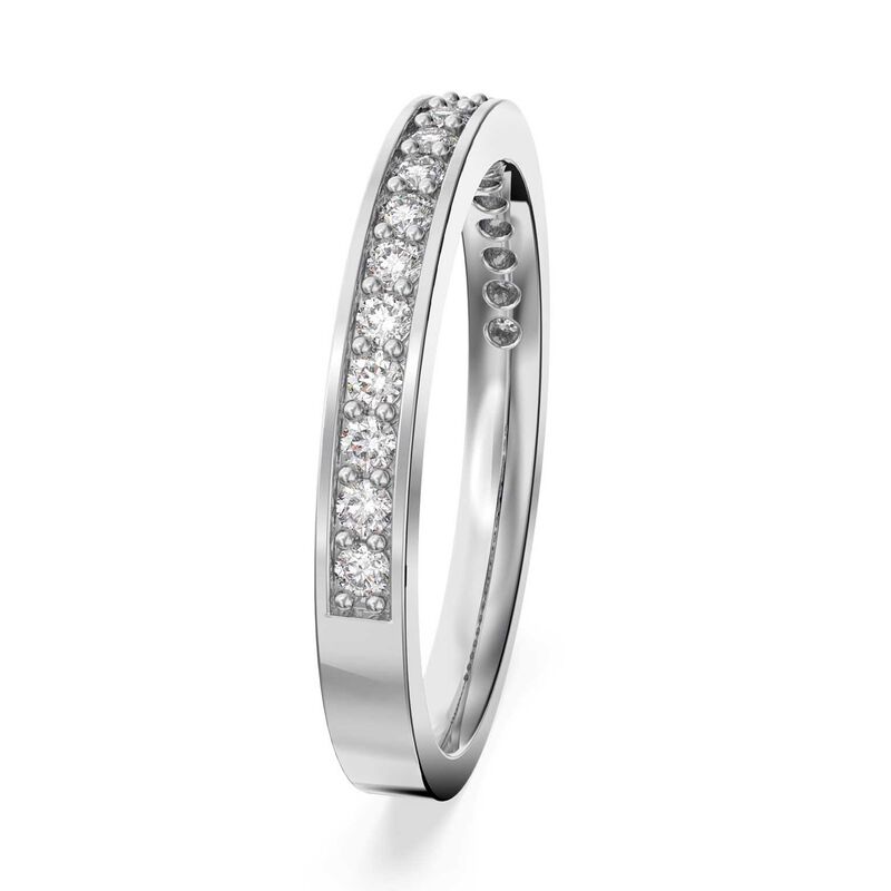 Swarovski Matrix Ring - Rhodium Plated 55 image number 6